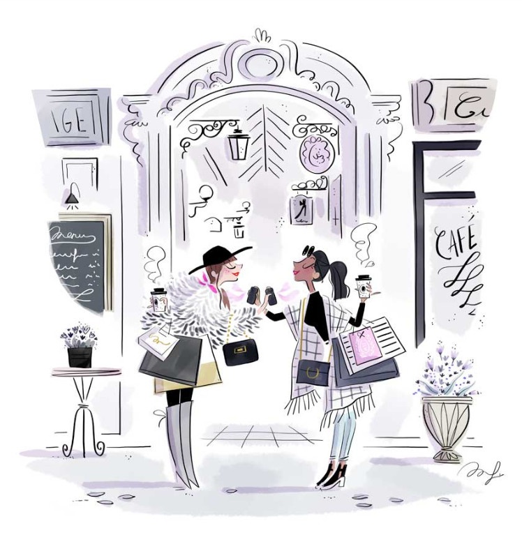 illustration magalie F shoppingparis.jpg - Magalie F | Virginie